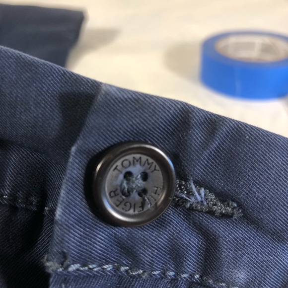 Tommy Hilfiger classic fit navy pant 34 x 32 - Picture 4 of 6